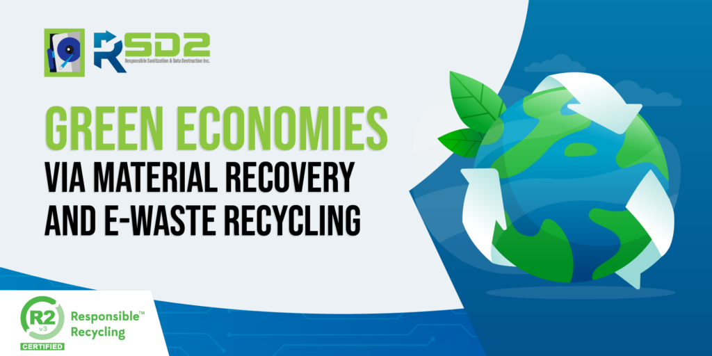 Discover how material recovery and e-waste recycling drive economic benefits, creating green jobs, and protecting the environment.